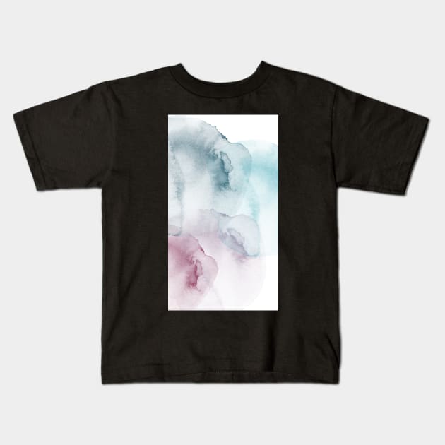 Watercolour splash Kids T-Shirt by Keniixx